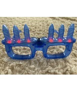 Blue HAPPY BIRTHDAY Candle Light Up Play Glasses Red Lights One Size - $5.37 CAD
