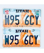 2019 United States Utah Life Elevated Passenger License Plate W95 6CY - $27.32 CAD