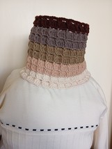 Crochet neck warmer, cowl, infinity scarf - $54.37 CAD