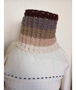 Crochet neck warmer, cowl, infinity scarf - $54.37 CAD
