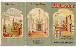 Alabastine Water Color for Walls Brochure Grand Rapids Michigan 1925 - £146.94 GBP