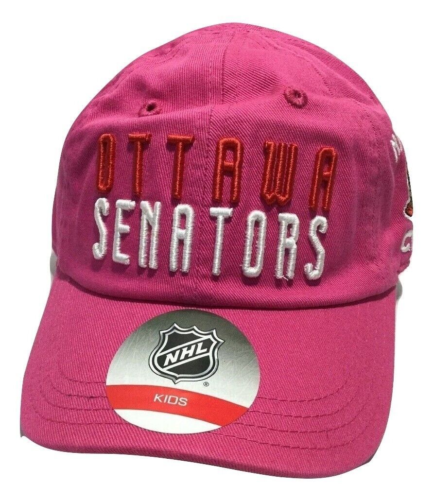 Ottawa Senators Infant Baby Core Elastic Hat - Pink Girls - NHL