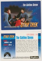 Rare 1993 Tos Star Trek Vhs Exc Sky Box Card #14 ~ The Galileo Seven - £20.26 GBP
