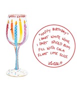 Lolita &quot;Happy Birthday&quot; Wine Glass  - £7.39 GBP