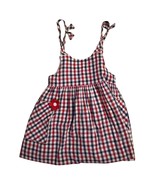 Florence Eiseman Toddler Girls Red &amp; Blue Plaid Cotton Sundress W/ Bow S... - $45.95 CAD