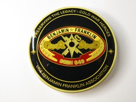 US Navy USS Benjamin Franklin SSBN 640 Submarine Challenge Coin - £17.33 GBP