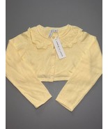 Size 6 JANIE and JACK  Crochet Lace Collar Cropped Cardigan  BNWT $54 - $551.95 MXN