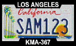 Los Angeles Police KMA-367 Car License Plate Frame - $79.99