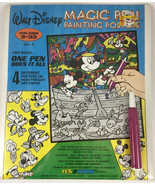 Vintage 80s Mickey Mouse Magic Pen Painting Posters Disney Lee Publicati... - £22.24 GBP