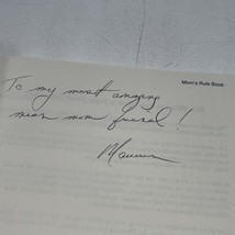 Mean Mom S Club The Mom S Rule Book Signed Maureen Lobue 1ST Softcover - £15.17 GBP