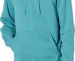 Guess Men&#39;s Eco Roy Embroidered Logo Hoodie in Soft Teal-Size 2XL - $39.97