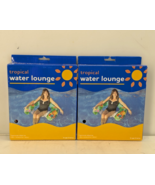 Tropical Water Lounge Sit N Float Inflatable Pool Chair w/ Cup Holder - ... - $47.35 CAD
