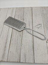 Grater Zester Cheese Garlic 8 3/4&quot; Stainless Steel Hand Held Japan - $12.95