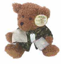 Rare Land of Free Soldier Military Talking Teddy Bear Plush Mills Army C... - £87.21 GBP