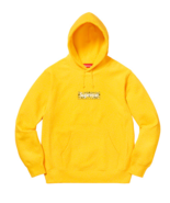 DS Supreme Yellow Bandana Box Logo Hooded Sweatshirt Hoodie Size XLarge ... - £610.99 GBP