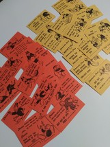 1961 Monopoly Parker Bros. 32 Original Community Chest &amp; Chance Cards - $4.99