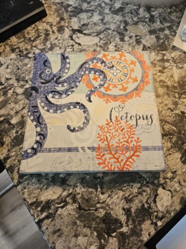 Beautiful Bed Bath Beyond 12" X 12" Octopus canvas print - $15.84