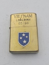 Vintage Vietnam War Zippo Lighter LONG BINH 65–66 5th Infantry Division ... - $183.52