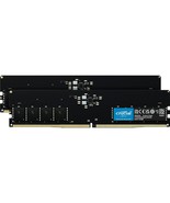 Crucial RAM 64GB Kit (2x32GB) DDR5 4800MHz CL40 Desktop Memory CT2K32G48... - £382.94 GBP