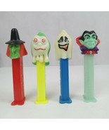 Vtg Lot of 4 Halloween Pez Dispensers Dracula, Witch, Ghost, &amp; Ghoul - $14.77 CAD