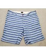 J.CREW Chino Shorts Mens Size 36 Multi Striped Stanton Baird McNutt Iris... - €20,77 EUR