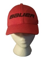 Bauer Hockey Hat New Era 39thirty Cap Child Youth Red - £11.73 GBP