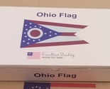 Ohio 3&#39;x5&#39; Sewn Flag Rough Tex Hemp in Collectors Gift Box - $50.00