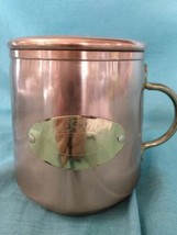 Vintage Copper &amp; Brass Shaker Duster De la Cuisine Kromex USA 5&quot;x4&quot; - £14.69 GBP