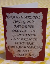 Set Of 6 Love Note Any Occasion Greeting Cards 2032C Grandparent Grandma Grandpa - £8.39 GBP