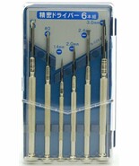 Daiso Japan 6 Piece Jewelers Precision Screwdriver Set s7315 - $9.14