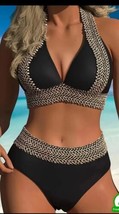 Women Swimsuit Bikini Set Swimwear Ladies Wire-free  Bathing Suit SMALL - $28.00