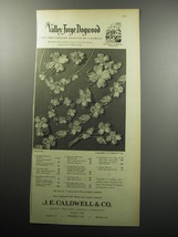 1956 J.E. Caldwell Jewelry Advertisement - Valley Forge Dogwood - £14.54 GBP