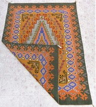 Vintage BURNTWATER NAVAJO RUG, Hand Woven Wool, 6.8 ftx4.9 ft, 81&quot;x58-1/2&quot; c70s - £2,107.28 GBP