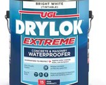 UGL DRYLOK EXTREME Concrete &amp; Masonry Waterproofer, 1 Gallon, Bright Whi... - $55.00