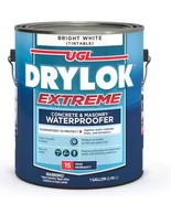 UGL DRYLOK EXTREME Concrete &amp; Masonry Waterproofer, 1 Gallon, Bright Whi... - £43.24 GBP