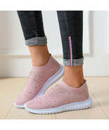 Rhinestone Decor Mesh Breathable Athletic - €15,67 EUR