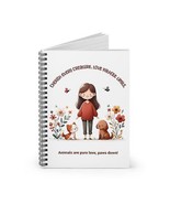 Animal Lover Notebook Journal Cherish Every Creature Cute Pet Cat Dog Th... - $14.99