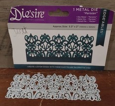 Die&#39;sire Crafters Companions Metal Cutting Die Parisian 5.3x2 Edgeables New - £9.52 GBP