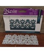 Die&#39;sire Crafters Companions Metal Cutting Die Parisian 5.3x2 Edgeables New - £9.59 GBP
