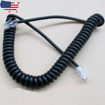 8 Pin Heavy Duty Microphone Cable Coiled Cord for ICOM Radio HM-151 DTMF... - $17.99