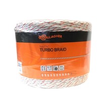 Gallagher Turbo Braid 3 16in x 1312 ft White - £167.46 GBP