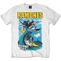 Ramones Rockaway Beach Official Tee T-Shirt Mens Unisex - £24.96 GBP