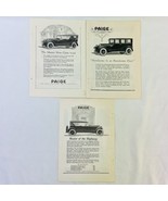 Vtg 1922 Paige 6-66 Daytona The Most Beautiful Car In America Print Ad L... - $10.38 CAD