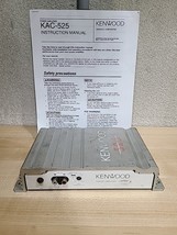 Kenwood KAC-525 2x60W Compact Car Stereo Amplifier Untested Parts/Repair... - €30,22 EUR