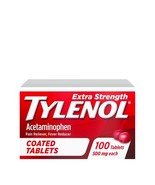 Tylenol Extra Strength Pain Reliever &amp; Fever Reducer, Round Coated Table... - £13.22 GBP