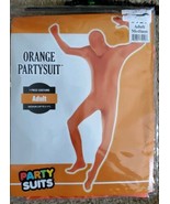 ORANGE PARTY SUIT Adult Costume - SIZE M (Fits up to 5&#39;4&quot; tall) - £18.52 GBP
