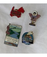 Vintage Red Dog Saloon Lapel Pins Alaska Lot of 4 - $20.12 CAD