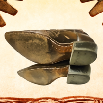 Vintage Acme Boot Co Western Boots Mens Size 8 1/2 D Multi Color Stitched Eagle image 7