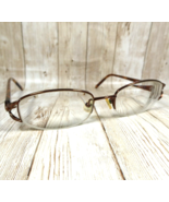 Liz Claiborne Bronze Half-Rim Metal Eyeglass FRAMES - 415 K2L 48-18-135 - $37.09