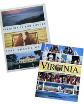 2 Virginia is for Lovers Travel Guides Book Vintage 1995 1996 - $12.86